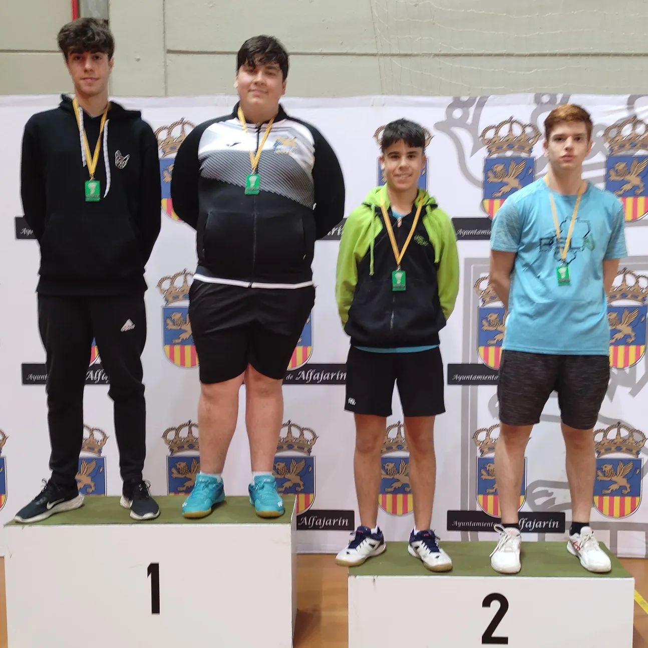 Medallas navarras en el Torneo Territorial Ranqueable celebrado en Alfajarín